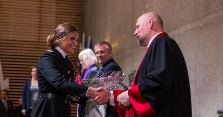 Mynd frá Háskólahátið 2019