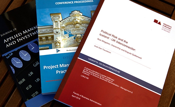 Lokaverkefnið hans Andra