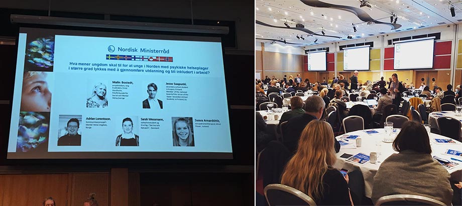 Í panelumræðum í Noregi