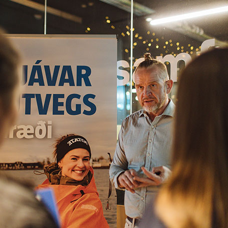 Áhugasamir gestir um sjávarútvegsfræði