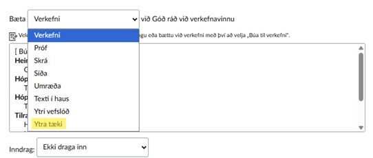 Ytra tæki
