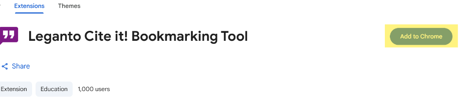 Add to Chrome hnappurinn