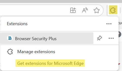 Get extensions for Microsoft Edge