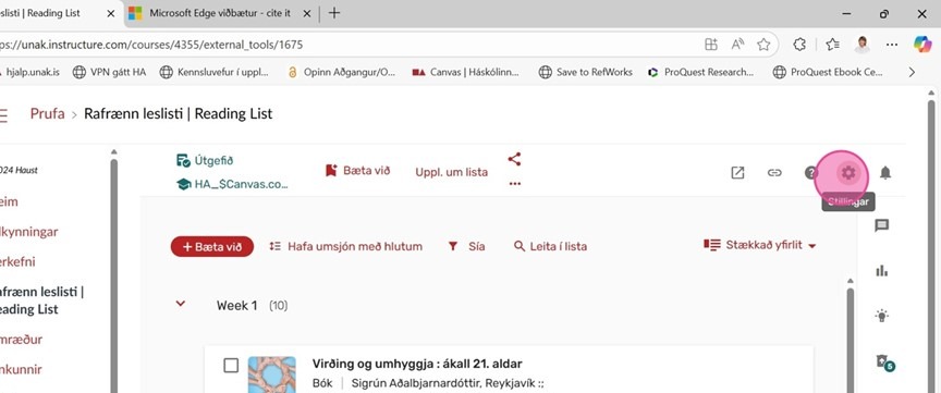 Mynd sem sýnir smell á tannhjól