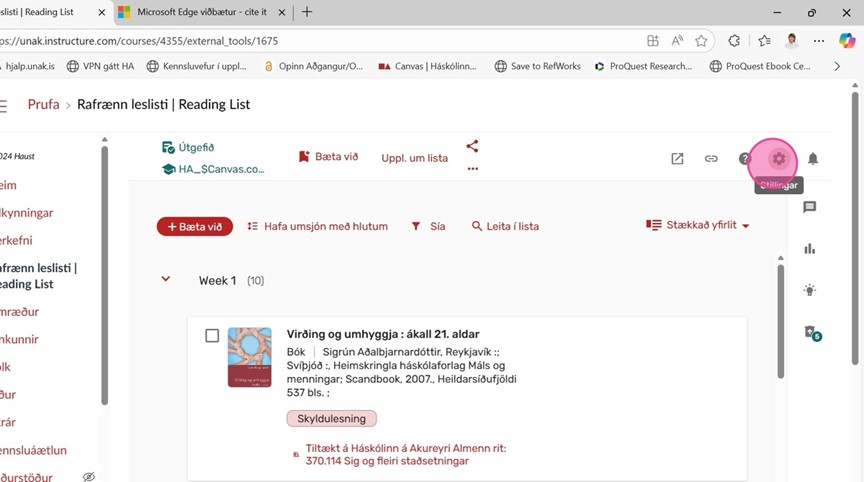 Mynd sem sýnir smell á tannhjól