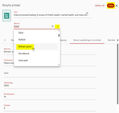 Mynd sem sýnir hverju hægt er að breyta