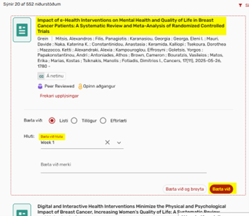 Mynd af leitarniðurstöðum