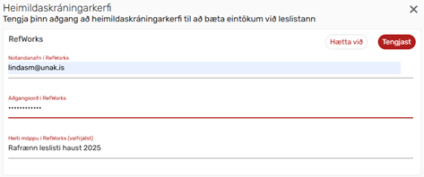 Heimildaskráningarkerfi