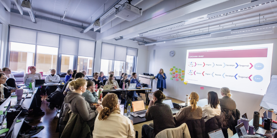Starfsfólk Kennaradeildar á menntaráðstefnu NERA í Árósum Danmörku