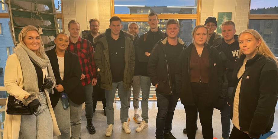 A group of students in fisheries science and biotechnology visited Tromsø in Norway