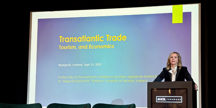 Transatlantic Trade, Tourism, and Economics – Professor Helga Kristjánsdóttir addressed U.S. Senator…