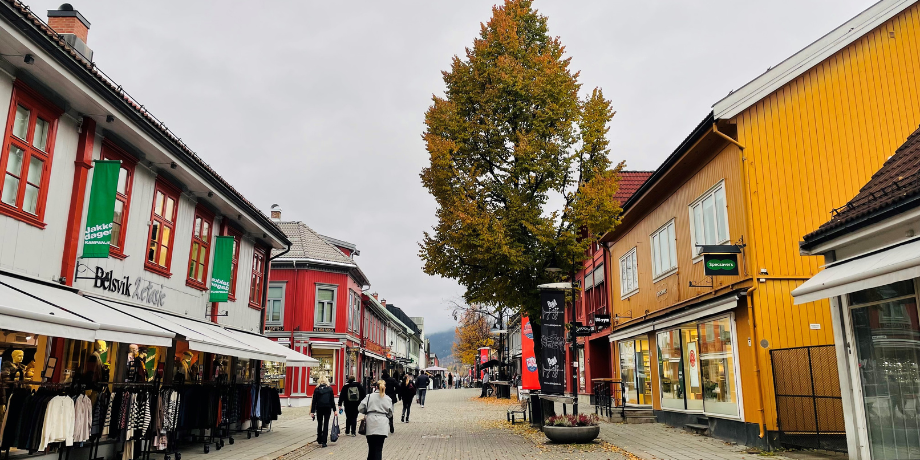 Fallegt haustið í Lillehammer