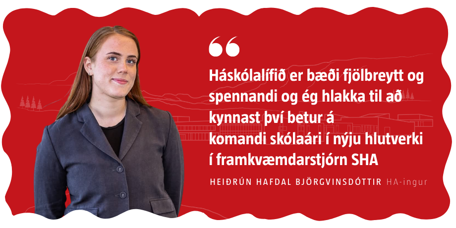 „Háskólalífið er bæði fjölbreytt og spennandi“