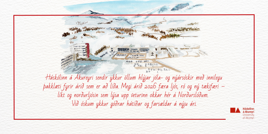 Jólakveðja Háskólans á Akureyri
