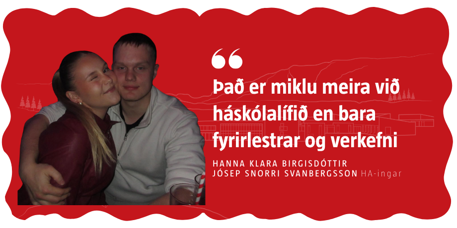„Það er miklu meira við háskólalífið en bara fyrirlestrar og verkefni“