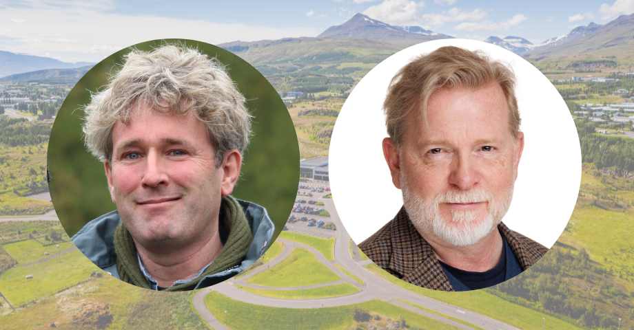 Brynjar Karlsson og Tom Barry hafa hafið störf