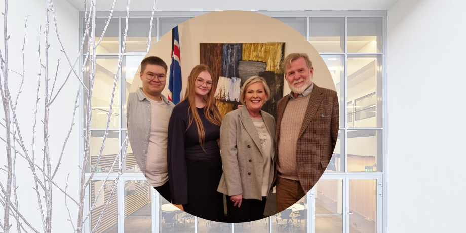 Fulltrúar HA á Bessastöðum