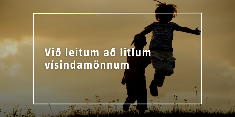 Við leitum að litlu vísindafólki