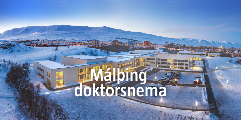 Samfélaginu boðið til samtals við doktorsnema