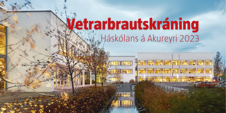 Vetrarbrautskráningarathöfn í fyrsta skipti við Háskólann á Akureyri