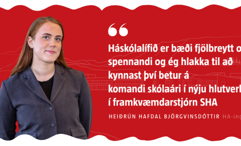 „Háskólalífið er bæði fjölbreytt og spennandi“
