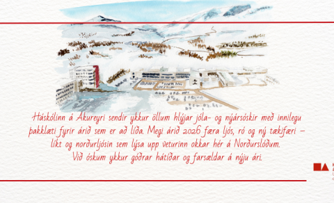 Jólakveðja Háskólans á Akureyri