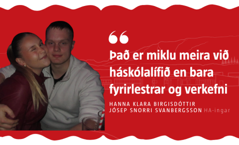 „Það er miklu meira við háskólalífið en bara fyrirlestrar og verkefni“