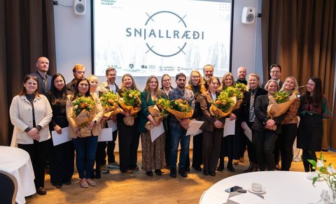 Uppskeruhátíð Snjallræðis, fyrsta háskólahraðals á Íslandi