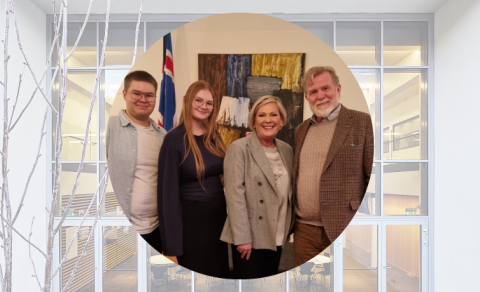 Fulltrúar HA á Bessastöðum